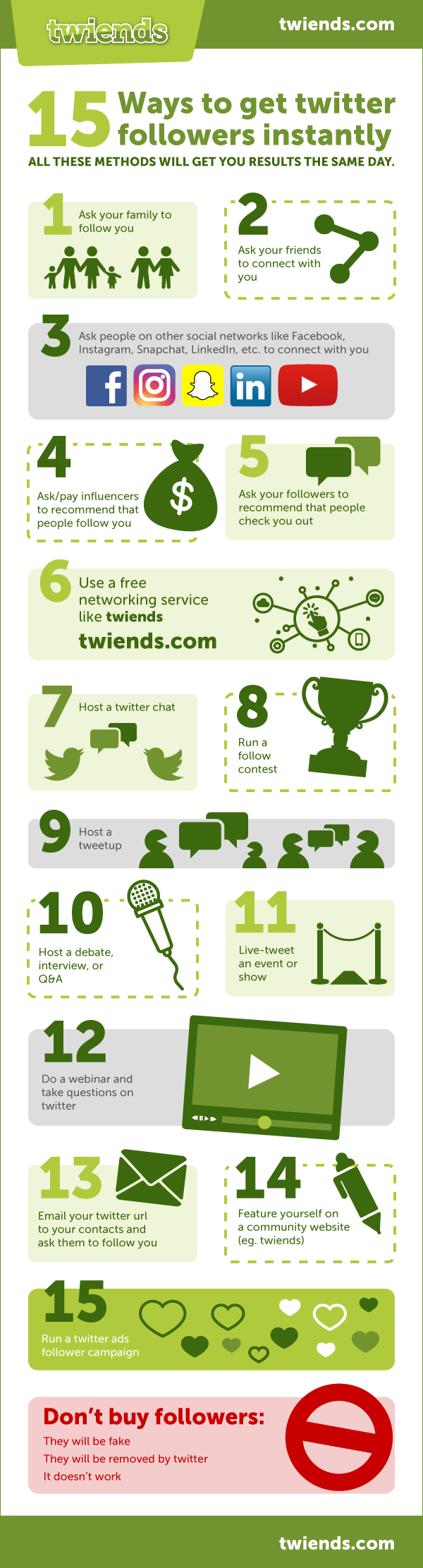Want More Twitter Followers? 15 Ways to Get Them FAST [Infographic]